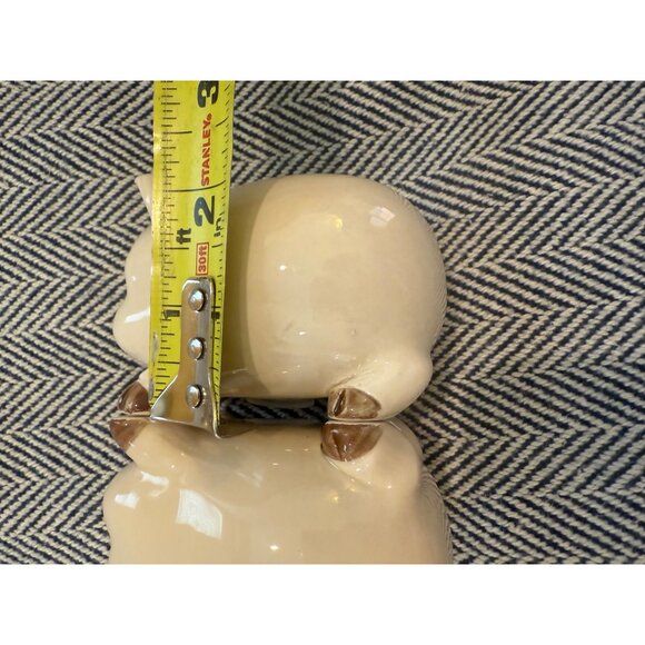 Vintage Handpainted Ceramic Pig Salt & Pepper Shakers MOC Japan Cute Collectible - Picture 10 of 11